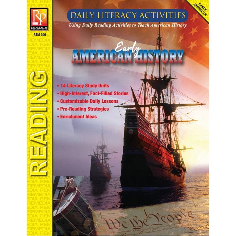 Daily Lit Early American History (Pack of 2) - History - Remedia Publications