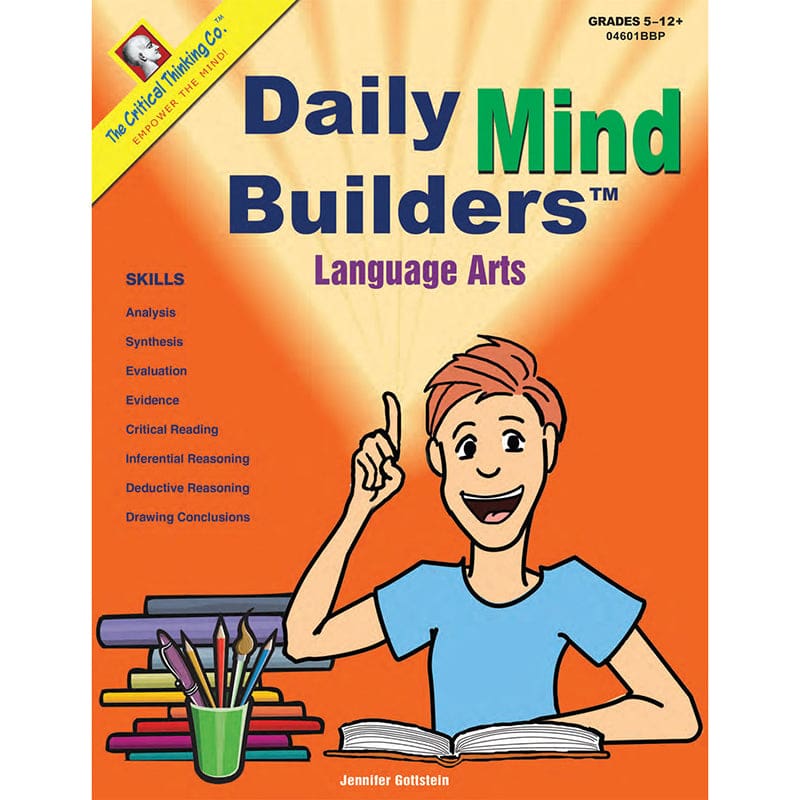 Daily Mind Builders Language Arts Gr 5-12 (Pack of 2) - Books - Critical Thinking Co.