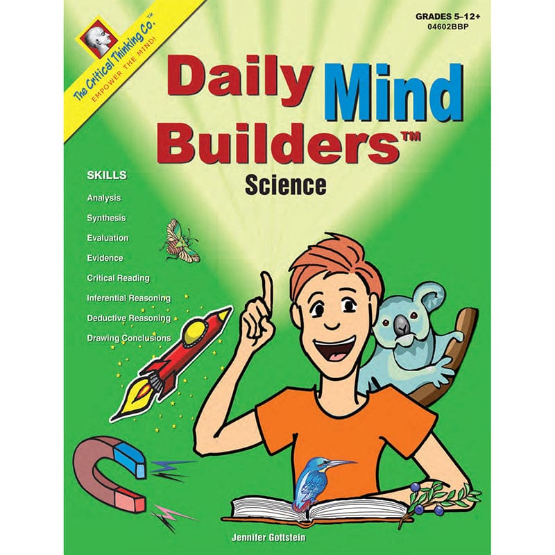 Daily Mind Builders Science Gr 5-12 (Pack of 2) - Books - Critical Thinking Co.