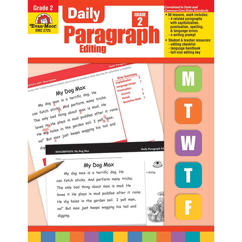 Daily Paragraph Editing Gr 2 - Editing Skills - Evan-moor