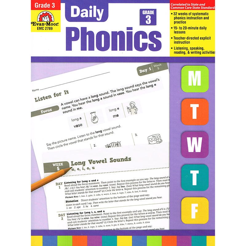 Daily Phonics Practice Gr 3 - Phonics - Evan-moor