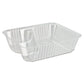 Dart Clearpac Large Nacho Tray 2-compartments 3.3 Oz 6.2 X 6.2 X 1.6 Clear Plastic 500/carton - Food Service - Dart®