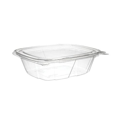 Dart Clearpac Safeseal Tamper-resistant/evident Containers Flat Lid 12 Oz 4.9 X 2 X 5.5 Clear Plastic 100/bag 2 Bags/carton - Food Service -