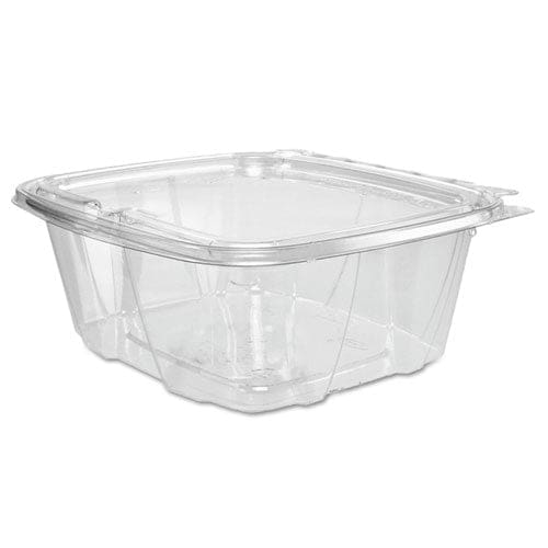 Dart Clearpac Safeseal Tamper-resistant/evident Containers Flat Lid 32 Oz 6.4 X 2.6 X 7.1 Clear Plastic 100/bag 2 Bags/ct - Food Service -