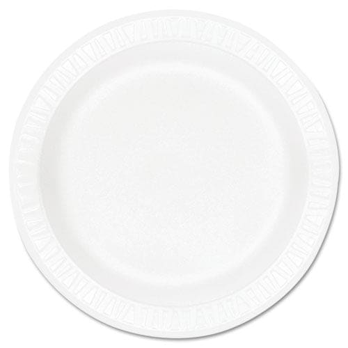 Dart Concorde Foam Plate 9 Dia White 125/pack 4 Packs/carton - Food Service - Dart®