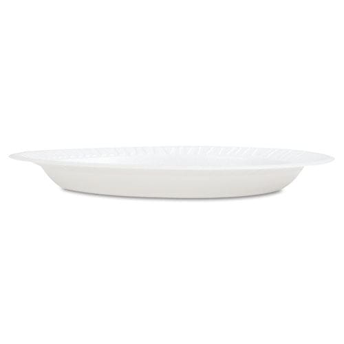 Dart Concorde Foam Plate 9 Dia White 125/pack 4 Packs/carton - Food Service - Dart®