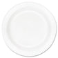 Dart Concorde Non-laminated Foam Plate 10.25 Dia. White 125/pack 4 Packs/carton - Food Service - Dart®