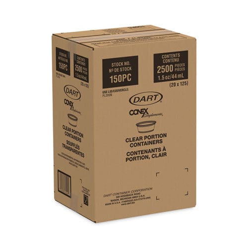 Dart Conex Complements Portion/medicine Cups 1.5 Oz Translucent 125/bag 20 Bags/carton - Food Service - Dart®