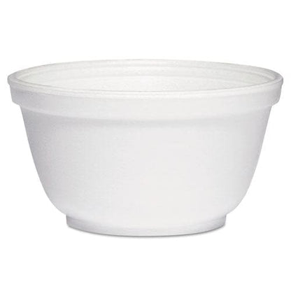 Dart Foam Bowls 10 Oz White 50/pack 20 Packs/carton - Food Service - Dart®
