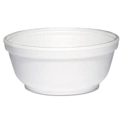 Dart Foam Bowls 8 Oz White 50/pack 20 Packs/carton - Food Service - Dart®