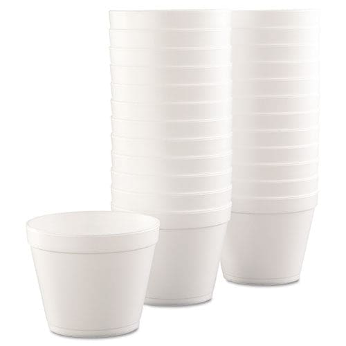 Dart Foam Containers 24 Oz White 25/bag 20 Bags/carton - Food Service - Dart®