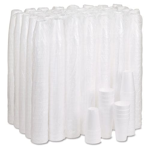 Dart Foam Drink Cups 16 Oz White 25/bag 40 Bags/carton - Food Service - Dart®