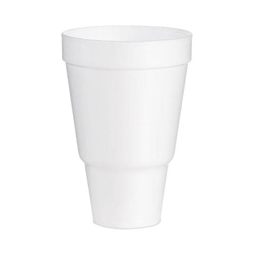 Dart Foam Drink Cups 32 Oz Tapered Bottom White 25/bag 20 Bags/carton - Food Service - Dart®