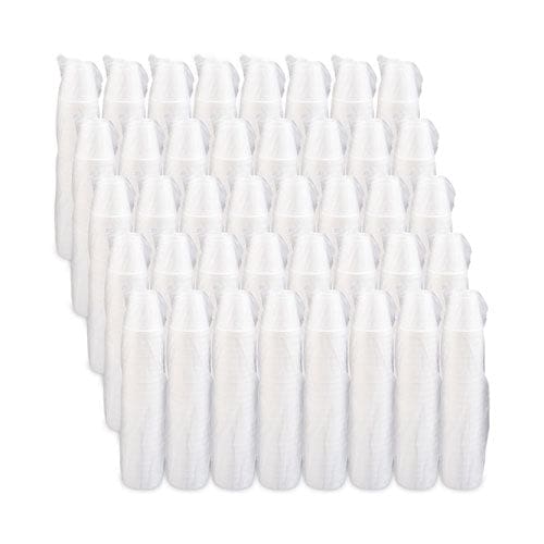 Dart Foam Drink Cups 8 Oz White 25/bag 40 Bags/carton - Food Service - Dart®