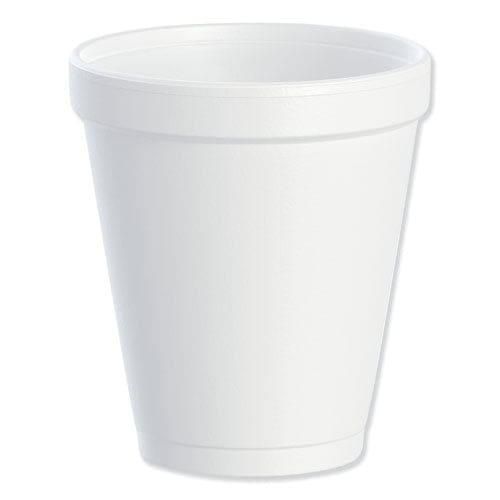 Dart Foam Drink Cups 8 Oz White 25/bag 40 Bags/carton - Food Service - Dart®