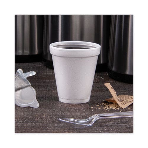 Dart Foam Drink Cups 8 Oz White 25/pack - Food Service - Dart®