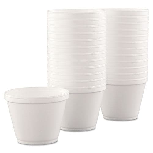 Dart Food Containers 12 Oz White Foam 25/bag 20 Bags/carton - Food Service - Dart®