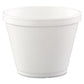 Dart Food Containers 8 Oz White Foam 1,000/carton - Food Service - Dart®