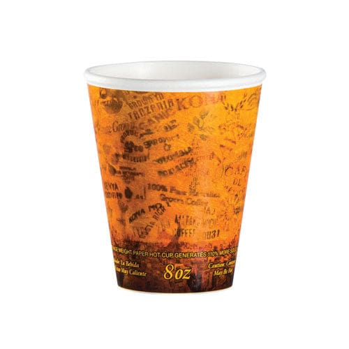 Dart Fusion Escape Foam Hot/cold Cups 16 Oz Brown/black 1,000/carton - Food Service - Dart®