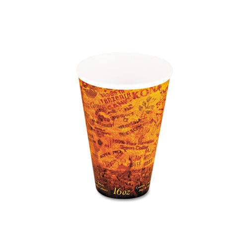 Dart Fusion Escape Foam Hot/cold Cups 16 Oz Brown/black 1,000/carton - Food Service - Dart®