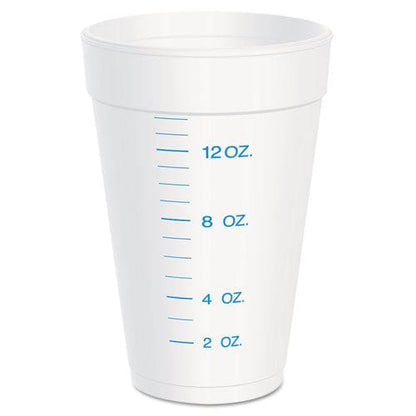 Dart Graduated Foam Medical Cups 16 Oz White 25/pack 40 Packs/carton - Janitorial & Sanitation - Dart®