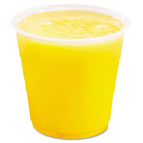 Dart High-impact Polystyrene Cold Cups 10 Oz Translucent 100 Cups/sleeve 25 Sleeves/carton - Food Service - Dart®