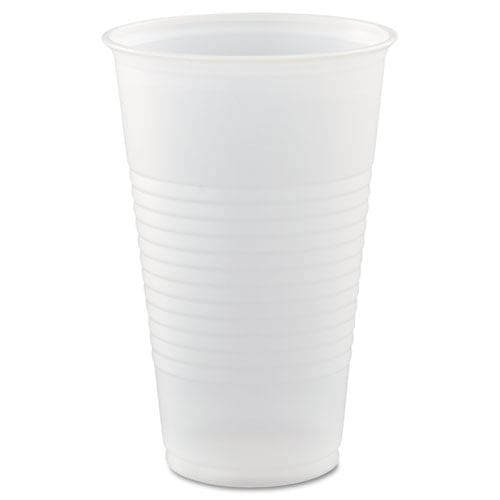 Dart High-impact Polystyrene Cold Cups 16 Oz Translucent 50 Cups/sleeve 20 Sleeves/carton - Food Service - Dart®