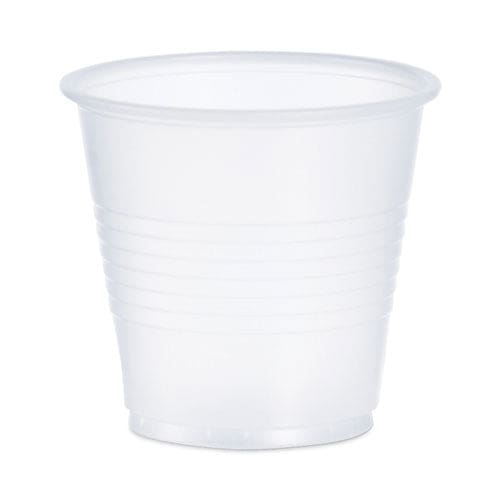 Dart High-impact Polystyrene Cold Cups 3.5 Oz Translucent 100 Cups/sleeve 25 Sleeves/carton - Food Service - Dart®