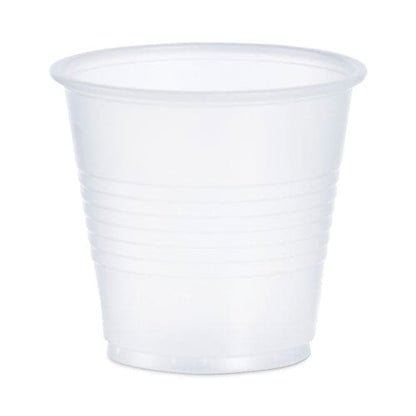 Dart High-impact Polystyrene Cold Cups 3.5 Oz Translucent 100 Cups/sleeve 25 Sleeves/carton - Food Service - Dart®