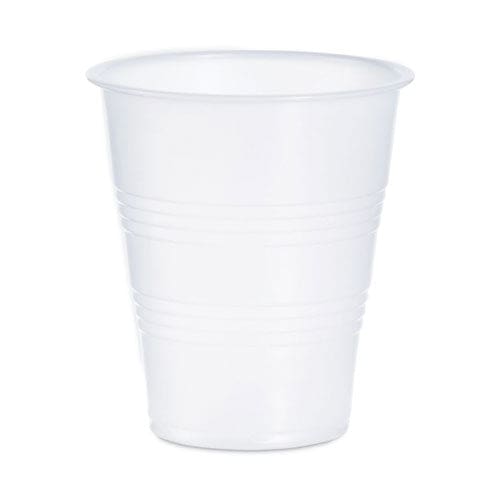 Dart High-impact Polystyrene Cold Cups 7 Oz Translucent 100 Cups/sleeve 25 Sleeves/carton - Food Service - Dart®