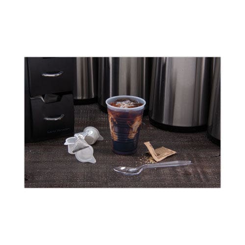 Dart High-impact Polystyrene Cold Cups 7 Oz Translucent 100 Cups/sleeve 25 Sleeves/carton - Food Service - Dart®