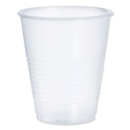 Dart High-impact Polystyrene Squat Cold Cups 12 Oz Translucent 50 Cups/sleeve 20 Sleeves/carton - Food Service - Dart®