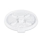 Dart Lift N’ Lock Plastic Hot Cup Lids Fits 10 Oz To 14 Oz Cups White 1,000/carton - Food Service - Dart®