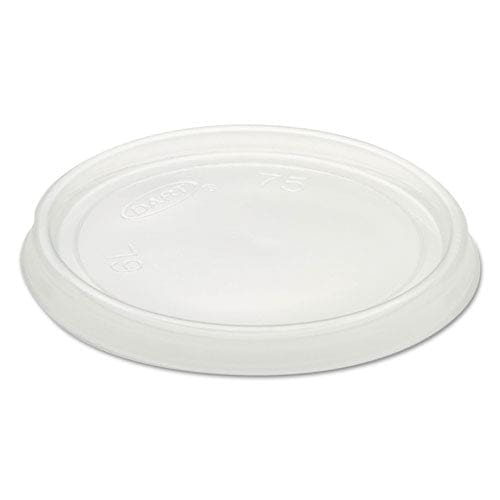 Dart Non-vented Container Lids Clear Plastic 100/pack 10 Packs/carton - Food Service - Dart®