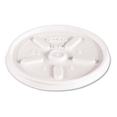 Dart Plastic Lids Fits 12 Oz To 24 Oz Hot/cold Foam Cups Sip-thru Lid White 100/pack 10 Packs/carton - Food Service - Dart®