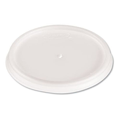 Dart Plastic Lids Fits 4 Oz Cups Vented Translucent 100/pack 10 Packs/carton - Food Service - Dart®