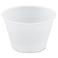 Dart Polystyrene Portion Cups 4 Oz Translucent 250/bag 10 Bags/carton - Food Service - Dart®