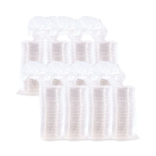 Dart Presentabowls Clear Dome Lids 5.4 Diameter X 1.1 H Plastic 504/carton - Food Service - Dart®