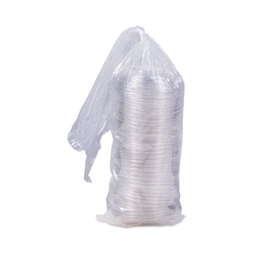 Dart Presentabowls Clear Dome Lids 7.3 Diameter X 1.1 H Clear Plastic 63 Lids/bag 4 Bags/carton - Food Service - Dart®