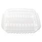 Dart Showtime Clear Hinged Containers Hoagie Container 29.9 Oz 5.1 X 9.9 X 3.5 Clear Plastic 100/bag 2 Bags/carton - Food Service - Dart®