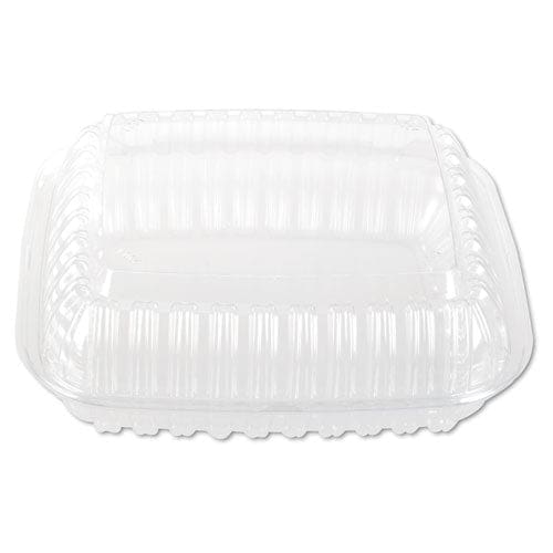 Dart Showtime Clear Hinged Containers Hoagie Container 29.9 Oz 5.1 X 9.9 X 3.5 Clear Plastic 100/bag 2 Bags/carton - Food Service - Dart®