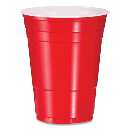 Dart Solo Party Plastic Cold Drink Cups 16 Oz Red 288/carton - Food Service - Dart®