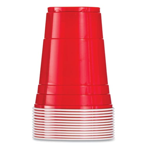 Dart Solo Party Plastic Cold Drink Cups 16 Oz Red 288/carton - Food Service - Dart®