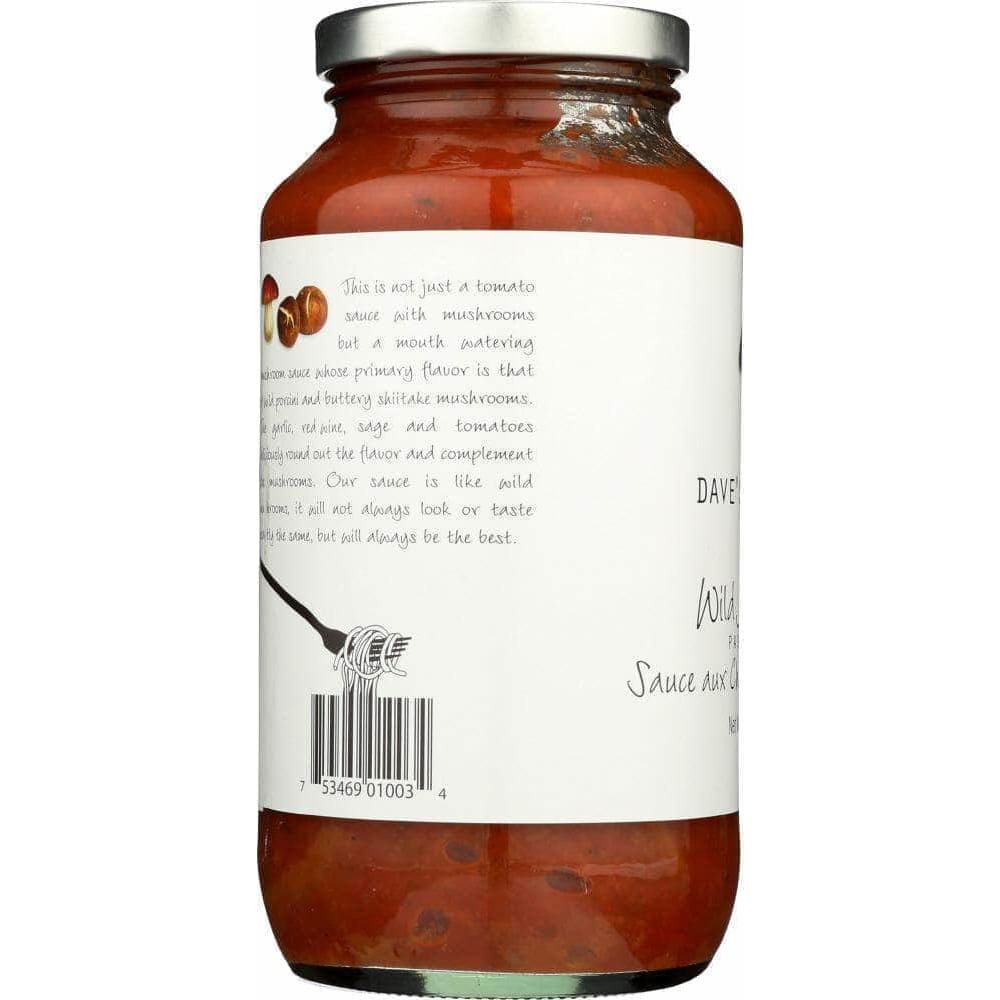 Daves Gourmet Daves Gourmet Pasta Sauce Wild Mushroom, 25.5 oz