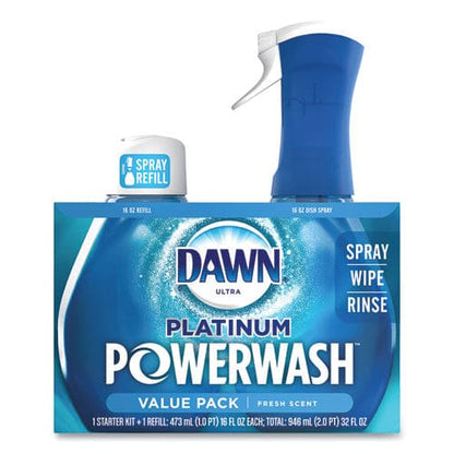 Dawn Platinum Powerwash Dish Spray Fresh 16 Oz Spray Bottle 2/pack 3 Packs/carton - Janitorial & Sanitation - Dawn®