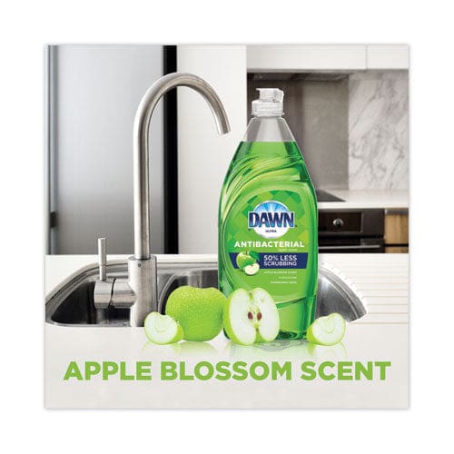 Dawn Ultra Antibacterial Dishwashing Liquid Apple Blossom Scent 38 Oz Bottle - Janitorial & Sanitation - Dawn®