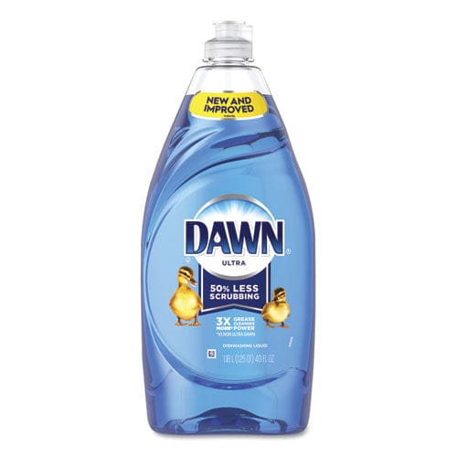 Dawn Ultra Liquid Dish Detergent Dawn Original Three 22 Oz E-z Squeeze Bottles And 2 Sponges/pack 6 Packs/carton - Janitorial & Sanitation -