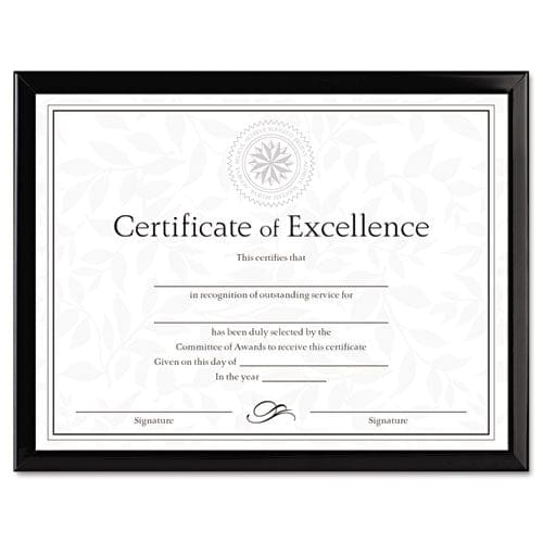 Dax Value U-channel Document Frame With Certificate 8.5 X 11 Black - Office - DAX®