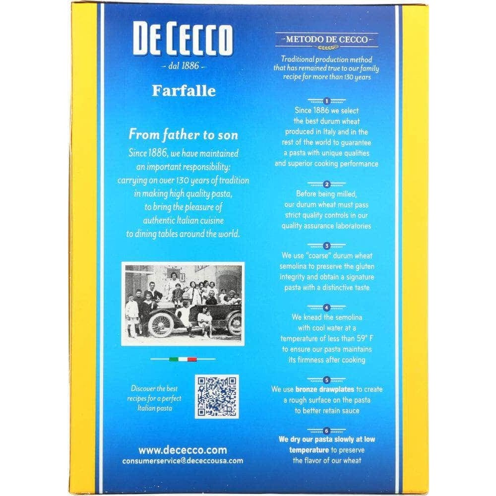 De Cecco De Cecco Pasta Farfalle, 16 oz