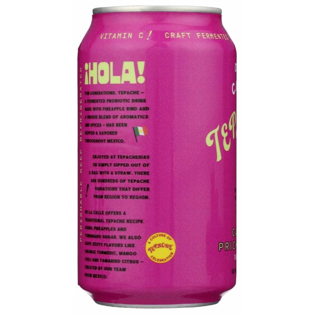 DE LA CALLE Grocery > Refrigerated DE LA CALLE: Tepache Cactus Prickly Pear, 12 oz